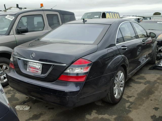 WDDNG71X28A198422 - 2008 MERCEDES-BENZ S 550 BLACK photo 4