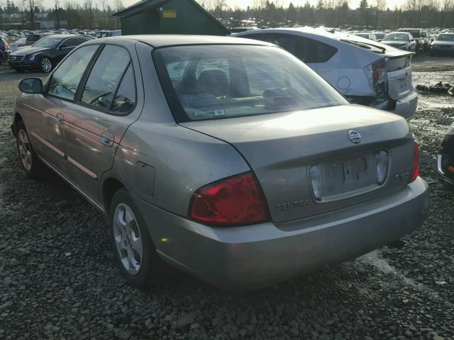 3N1CB51D85L557824 - 2005 NISSAN SENTRA 1.8 BEIGE photo 3