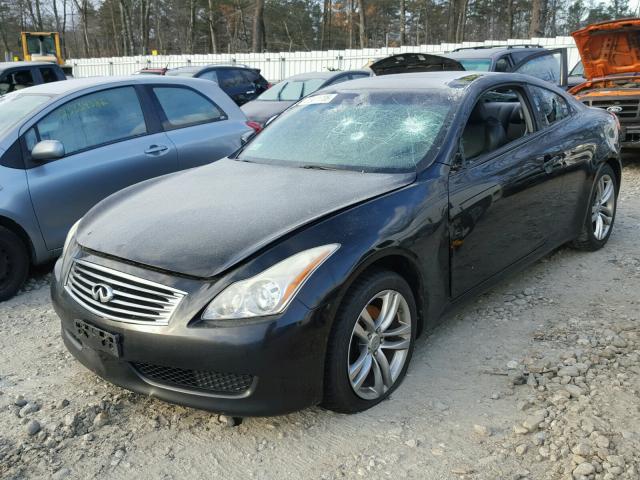 JNKCV64FX9M653598 - 2009 INFINITI G37 BLACK photo 2