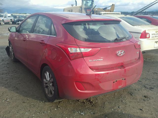 KMHD35LH5FU237541 - 2015 HYUNDAI ELANTRA GT RED photo 3