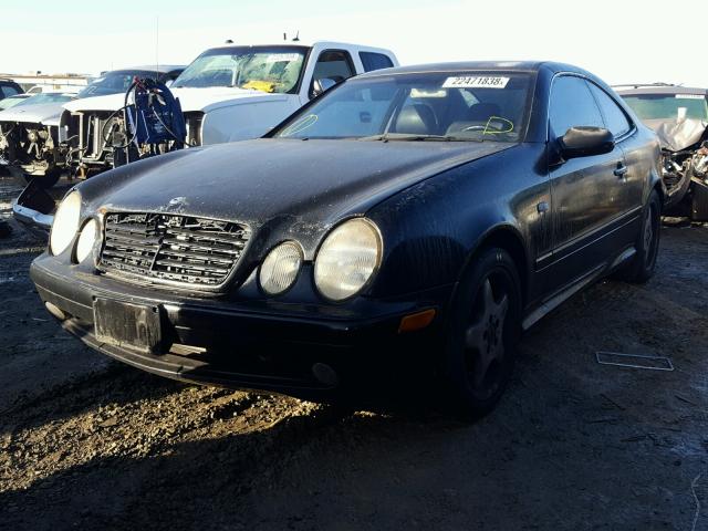 WDBLJ70G0XF072273 - 1999 MERCEDES-BENZ CLK 430 BLACK photo 2