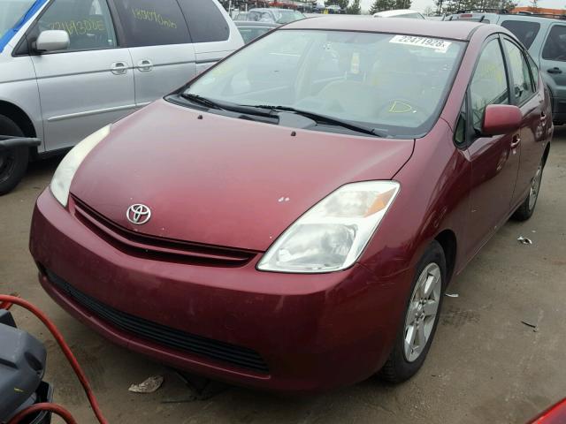 JTDKB20U557008871 - 2005 TOYOTA PRIUS BURGUNDY photo 2