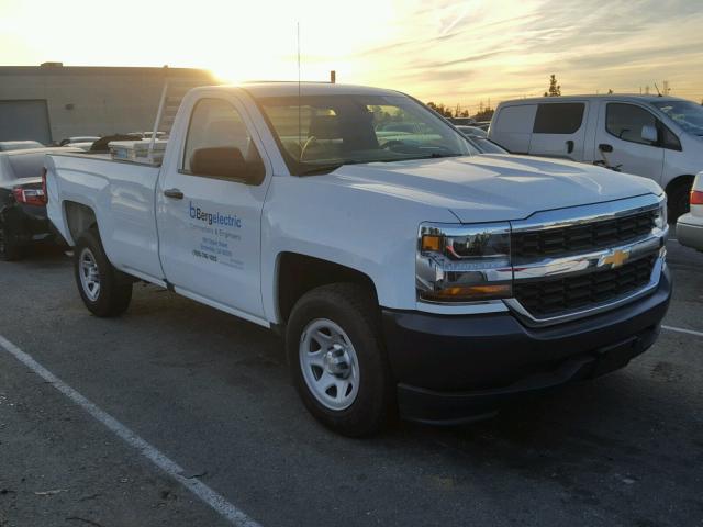 1GCNCNEH3HZ393895 - 2017 CHEVROLET SILVERADO WHITE photo 1