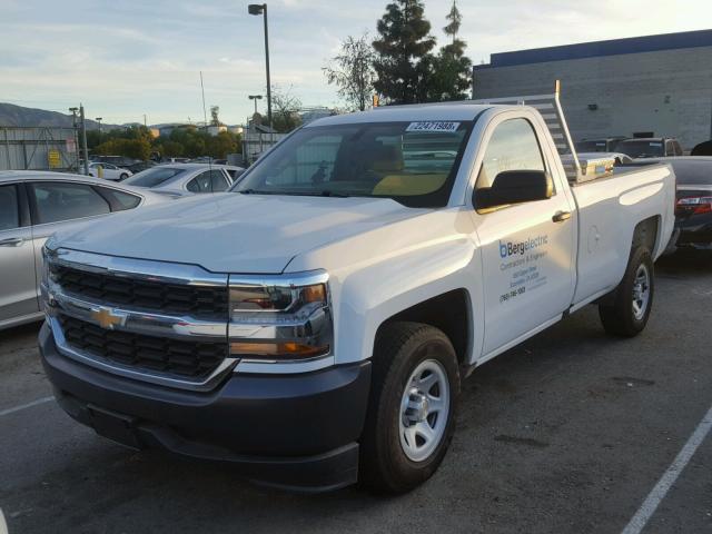 1GCNCNEH3HZ393895 - 2017 CHEVROLET SILVERADO WHITE photo 2