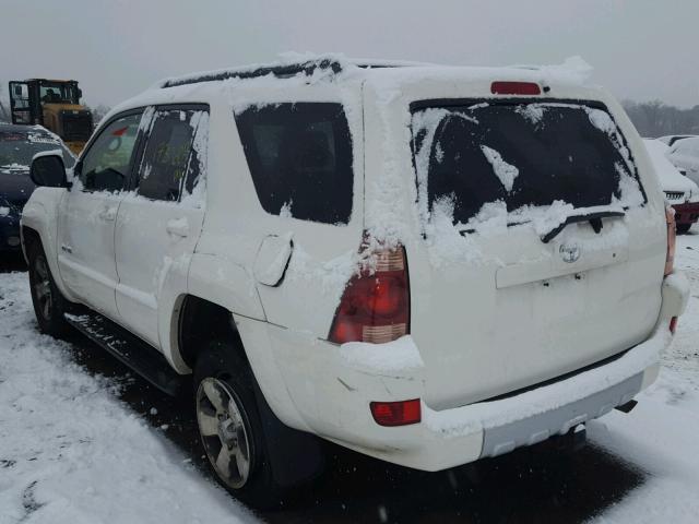 JTEBU14R830020234 - 2003 TOYOTA 4RUNNER SR WHITE photo 3