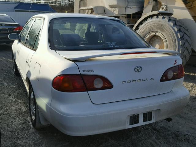 2T1BR12E12C581949 - 2002 TOYOTA COROLLA CE WHITE photo 3