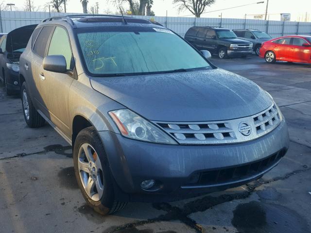 JN8AZ08T05W317133 - 2005 NISSAN MURANO SL CHARCOAL photo 1