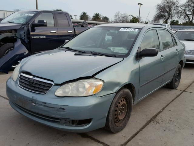 1NXBR32E86Z736755 - 2006 TOYOTA COROLLA CE GREEN photo 2