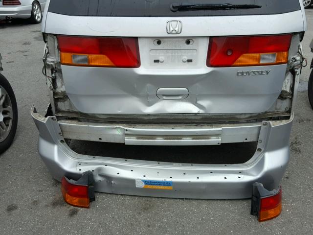 5FNRL18004B134507 - 2004 HONDA ODYSSEY EX SILVER photo 9