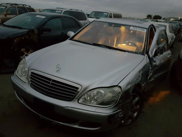 WDBNG83J25A448986 - 2005 MERCEDES-BENZ S 430 4MAT SILVER photo 2