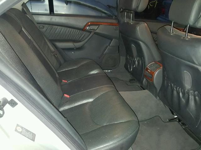 WDBNG83J25A448986 - 2005 MERCEDES-BENZ S 430 4MAT SILVER photo 6