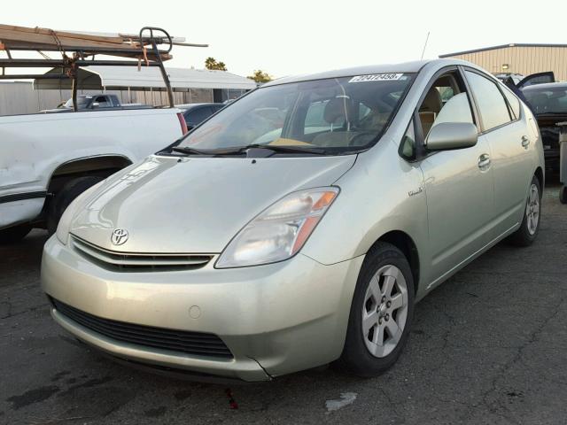 JTDKB20U577633533 - 2007 TOYOTA PRIUS GREEN photo 2