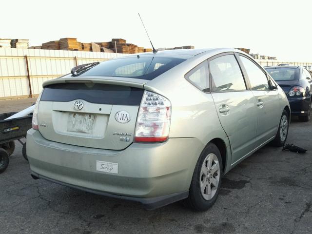 JTDKB20U577633533 - 2007 TOYOTA PRIUS GREEN photo 4