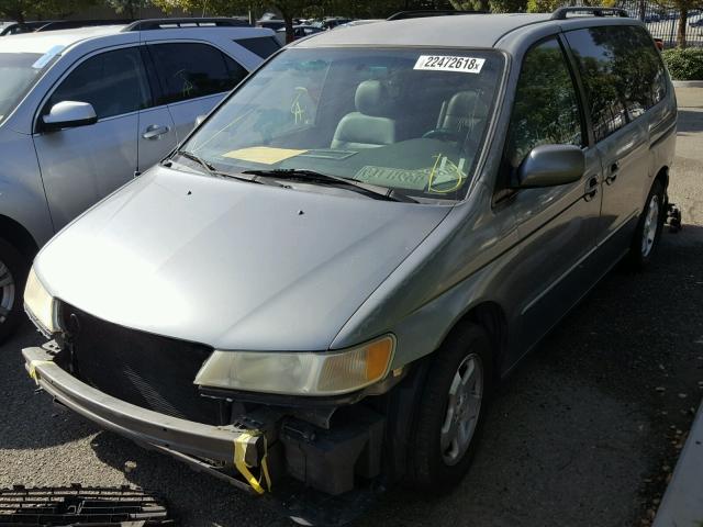 2HKRL18731H606905 - 2001 HONDA ODYSSEY EX CHARCOAL photo 2