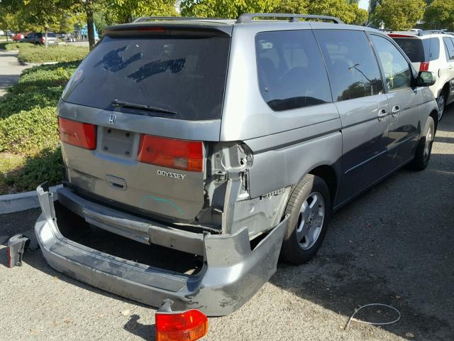 2HKRL18731H606905 - 2001 HONDA ODYSSEY EX CHARCOAL photo 4