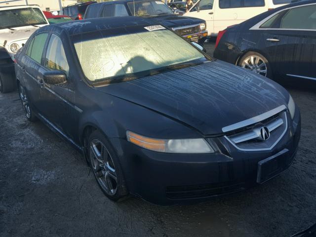 19UUA66265A059521 - 2005 ACURA TL BLACK photo 1