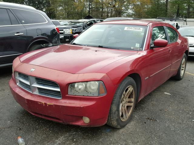 2B3KA53H56H248903 - 2006 DODGE CHARGER R/ RED photo 2