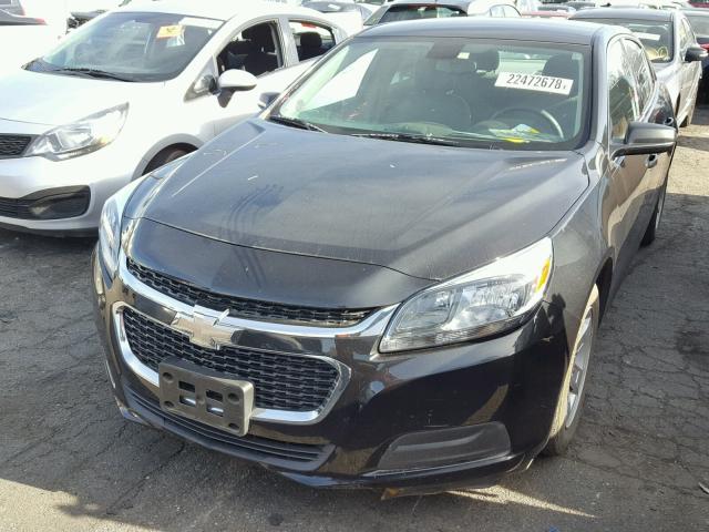 1G11B5SL0FF240988 - 2015 CHEVROLET MALIBU LS BLACK photo 2