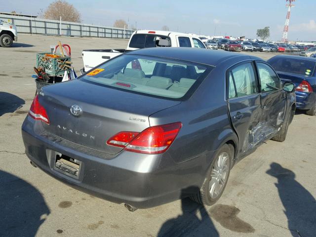 4T1BK36BX7U227188 - 2007 TOYOTA AVALON XL GRAY photo 4