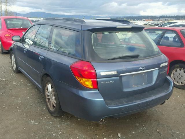 4S3BP616657312476 - 2005 SUBARU LEGACY 2.5 BLUE photo 3