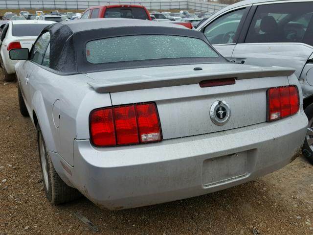 1ZVHT84N485119230 - 2008 FORD MUSTANG SILVER photo 3