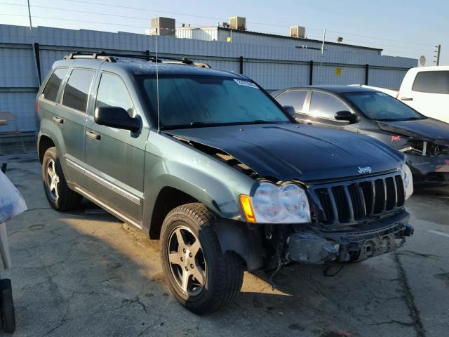 1J4GS48K45C704482 - 2005 JEEP GRAND CHER GREEN photo 1