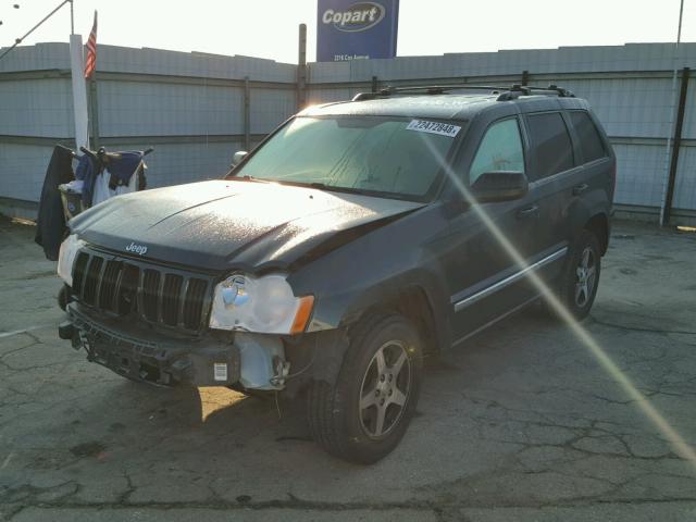 1J4GS48K45C704482 - 2005 JEEP GRAND CHER GREEN photo 2