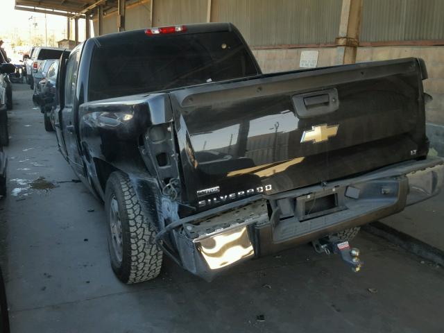 3GCEC23029G272658 - 2009 CHEVROLET SILVERADO BLACK photo 3