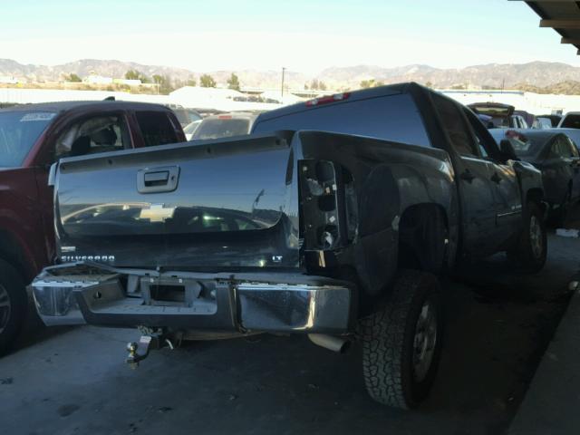 3GCEC23029G272658 - 2009 CHEVROLET SILVERADO BLACK photo 4