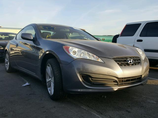 KMHHT6KD6AU035225 - 2010 HYUNDAI GENESIS CO GRAY photo 1