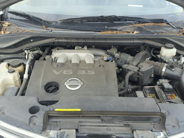 JN8AZ08W65W433253 - 2005 NISSAN MURANO SL SILVER photo 7