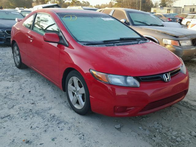 2HGFG128X7H541854 - 2007 HONDA CIVIC EX RED photo 1