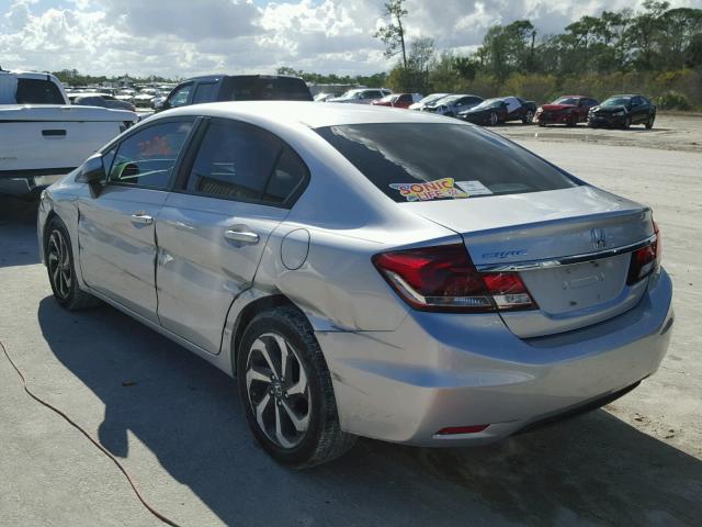 19XFB2F5XDE037752 - 2013 HONDA CIVIC LX SILVER photo 3