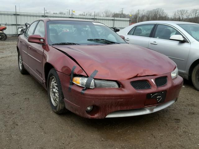 1G2WP52K2YF351118 - 2000 PONTIAC GRAND PRIX BURGUNDY photo 1