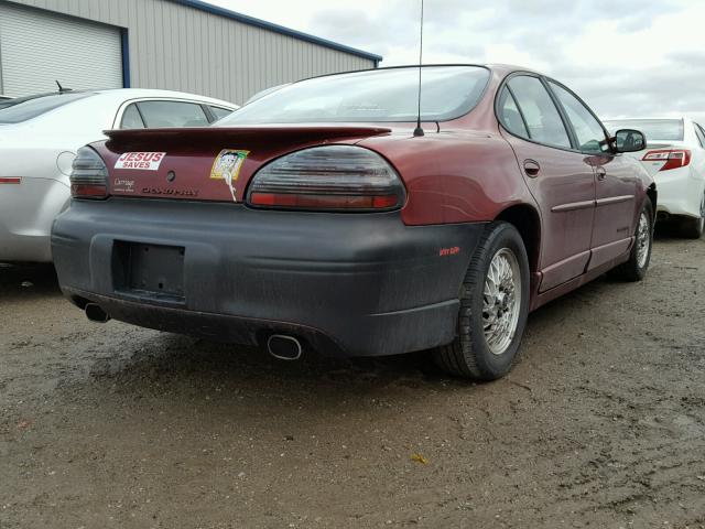 1G2WP52K2YF351118 - 2000 PONTIAC GRAND PRIX BURGUNDY photo 4