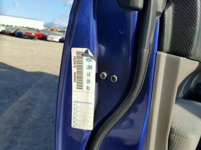 JF1SG63623H716711 - 2003 SUBARU FORESTER 2 BLUE photo 10