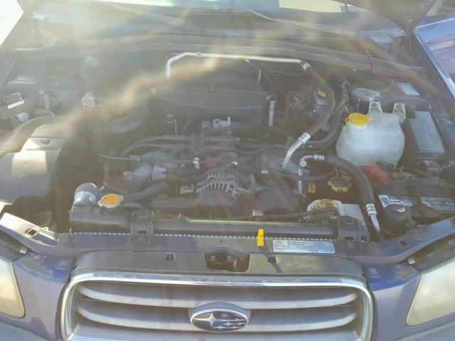 JF1SG63623H716711 - 2003 SUBARU FORESTER 2 BLUE photo 7