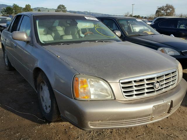 1G6KE57YX2U150845 - 2002 CADILLAC DEVILLE DH BROWN photo 1