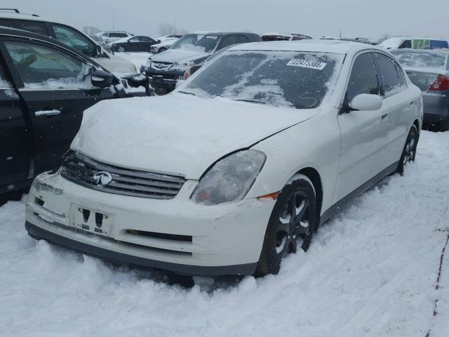 JNKCV51E13M020985 - 2003 INFINITI G35 WHITE photo 2