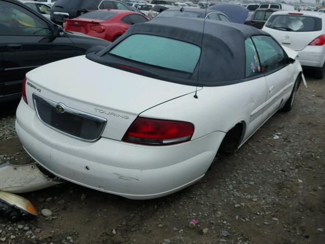 1C3EL55R45N602397 - 2005 CHRYSLER SEBRING TO WHITE photo 4