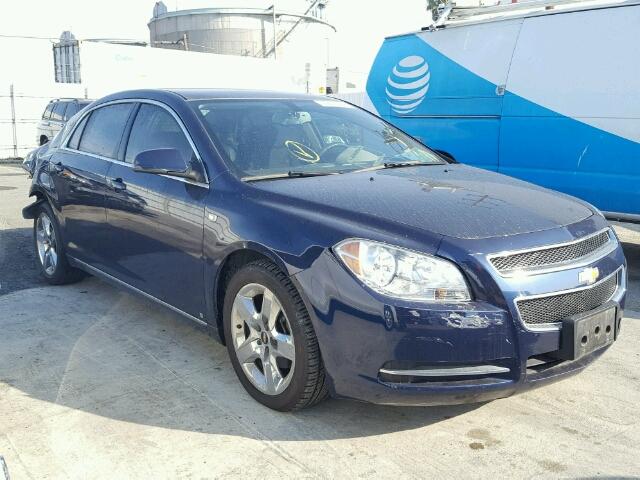 1G1ZH57B38F163716 - 2008 CHEVROLET MALIBU 1LT BLUE photo 1