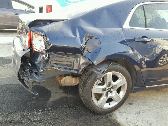 1G1ZH57B38F163716 - 2008 CHEVROLET MALIBU 1LT 蓝色 照片 9