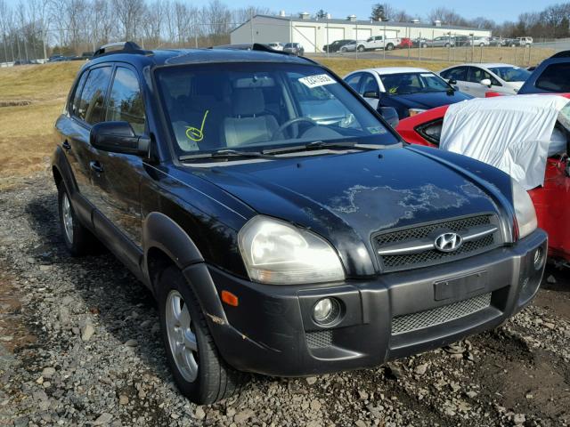 KM8JN12D75U044598 - 2005 HYUNDAI TUCSON GLS BLACK photo 1