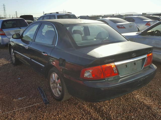 KNAGD128945370025 - 2004 KIA OPTIMA LX GREEN photo 3