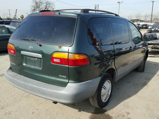 4T3ZF19C5XU142567 - 1999 TOYOTA SIENNA CE GREEN photo 4