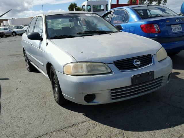 3N1CB51D33L776350 - 2003 NISSAN SENTRA XE SILVER photo 1