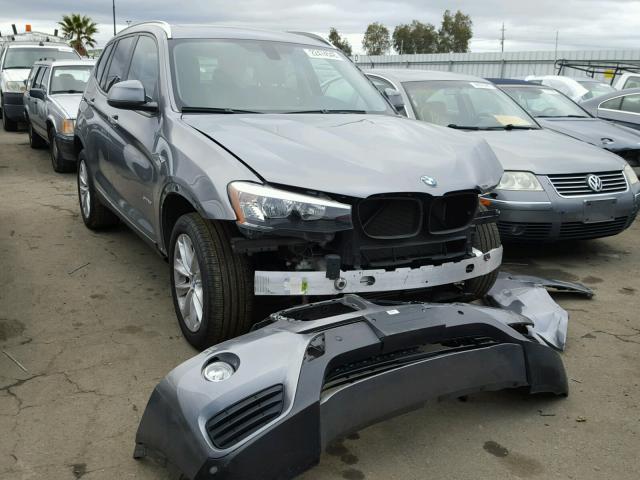5UXWZ7C53G0T43264 - 2016 BMW X3 SDRIVE2 GRAY photo 1