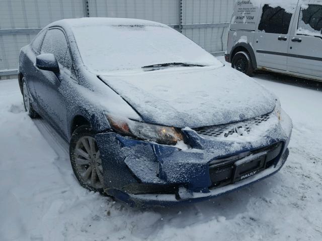 2HGFG3B04CH533166 - 2012 HONDA CIVIC EXL BLUE photo 1