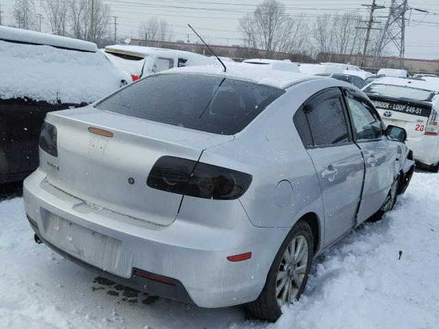 JM1BK32F671683767 - 2007 MAZDA 3 I SILVER photo 4