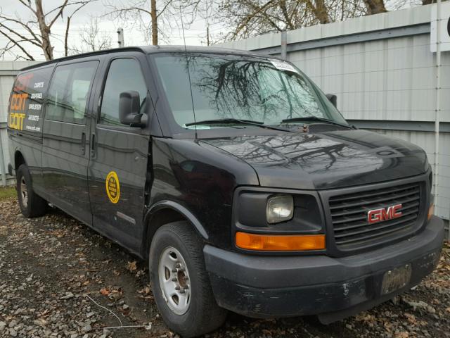 1GTGG29V361136260 - 2006 GMC SAVANA G25 BLACK photo 1